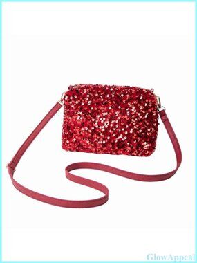 Sequin Crossbody Evening Bag Sparkly Mini Party Purse